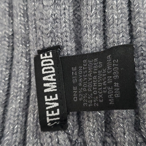 NEW Steve Madden Glitter Beanie Skullie Hat Cap - Picture 4 of 8